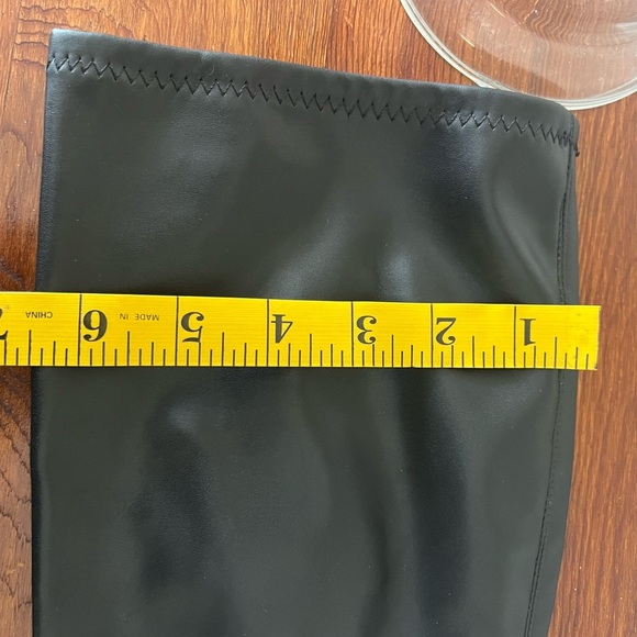 ALDO Maritza Black Platform Stretch Over Knee-High Boots Size 10 Y2K/90s Retro - Picture 16 of 16